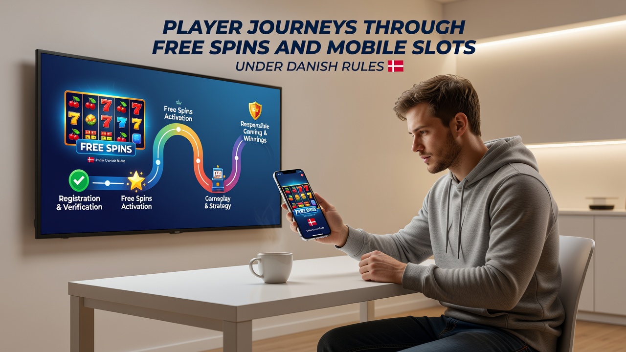 Detaljeret visning af en mobil slot session med gratis spins aktiveret